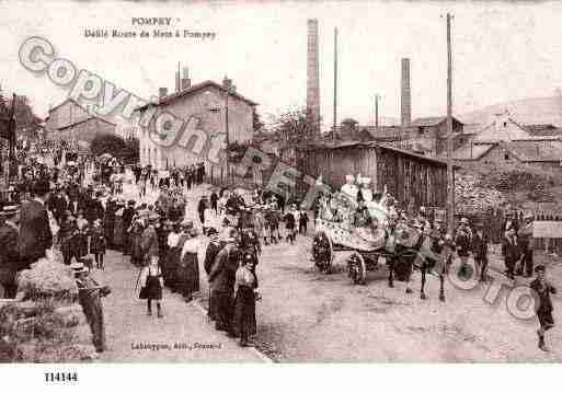 Ville de POMPEY, carte postale ancienne