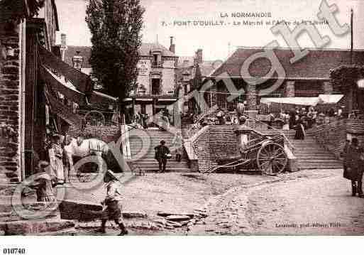 Ville de PONTD\'OUILLY, carte postale ancienne