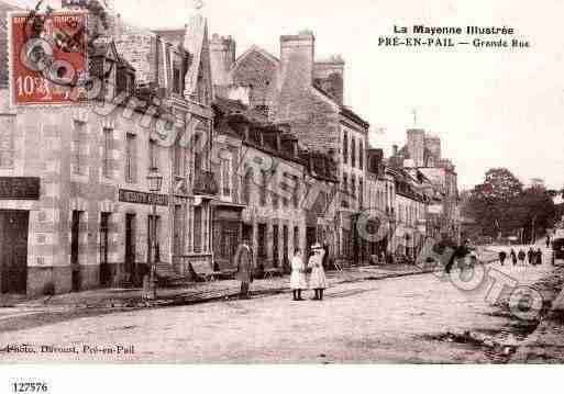 Ville de PREENPAIL, carte postale ancienne