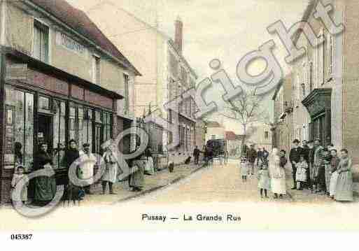 Ville de PUSSAY, carte postale ancienne