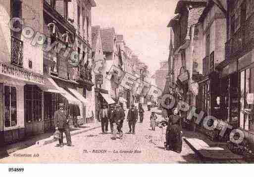 Ville de REDON, carte postale ancienne Ville de REDON, carte postale ancienne
