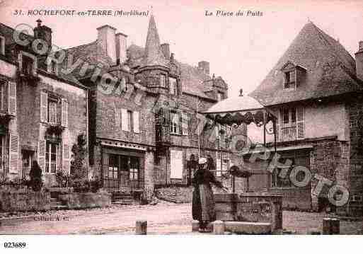 Ville de ROCHEFORTENTERRE, carte postale ancienne