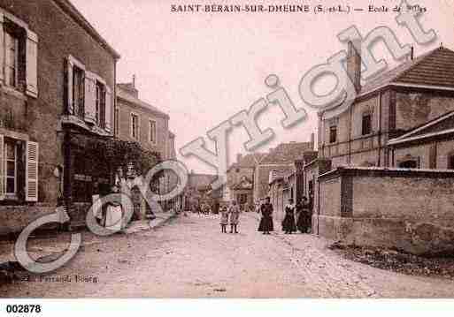 Ville de SAINTBERAINSURDHEUNE, carte postale ancienne