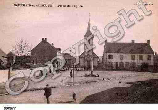 Ville de SAINTBERAINSURDHEUNE, carte postale ancienne