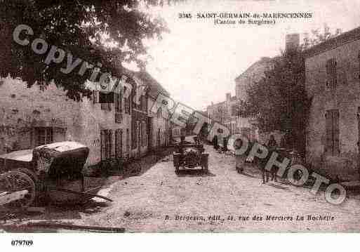 Ville de SAINTGERMAINDEMARENCENNES, carte postale ancienne