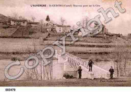 Ville de SAINTGERONS, carte postale ancienne