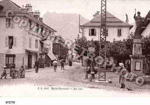 Ville de SAINTGERVAISLESBAINS, carte postale ancienne