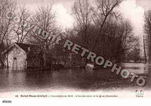 Ville de SAINTMAURDESFOSSES, carte postale ancienne