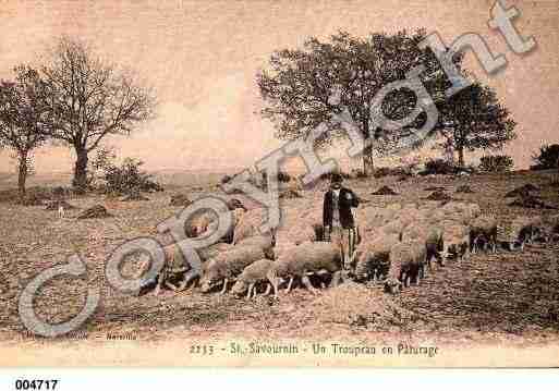 Ville de SAINTSAVOURNIN, carte postale ancienne