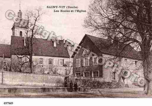 Ville de SAINTVIT, carte postale ancienne