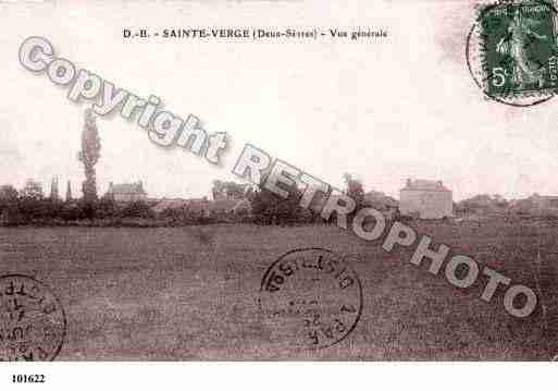 Ville de SAINTEVERGE, carte postale ancienne Ville de SAINTEVERGE, carte postale ancienne