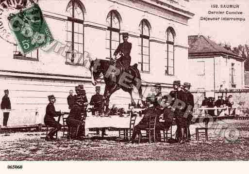 Ville de SAUMUR, carte postale ancienne