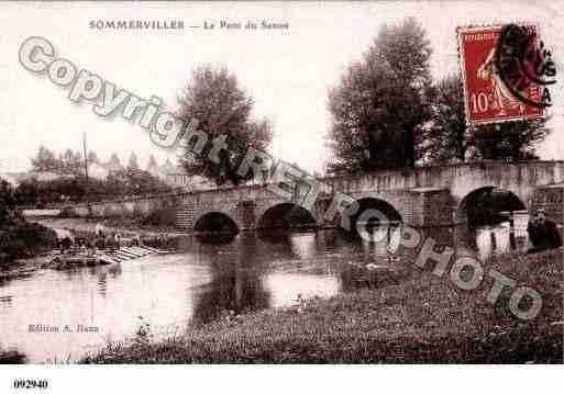 Ville de SOMMERVILLER, carte postale ancienne