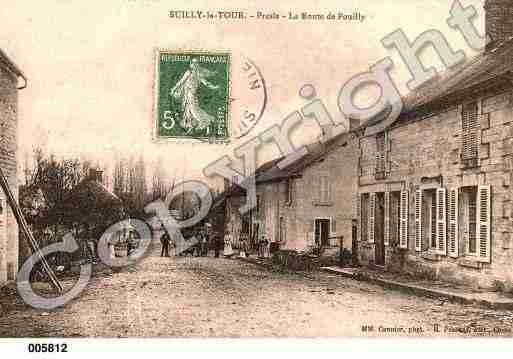 Ville de SUILLYLATOUR, carte postale ancienne