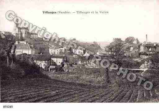 Ville de TIFFAUGES, carte postale ancienne