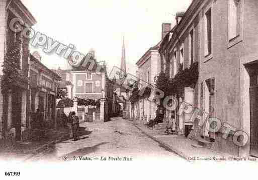 Ville de VAAS, carte postale ancienne