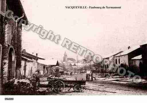 Ville de VACQUEVILLE, carte postale ancienne