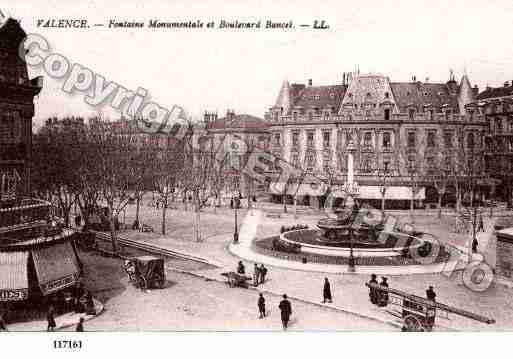 Ville de VALENCE, carte postale ancienne