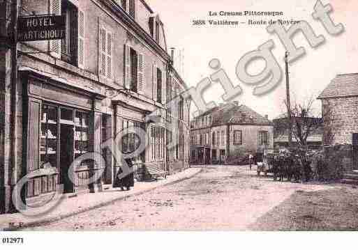 Ville de VALLIERE, carte postale ancienne