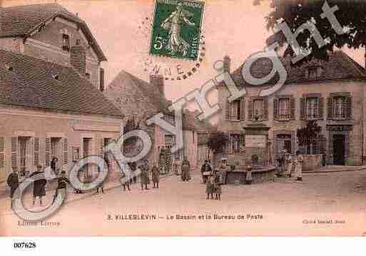 Ville de VILLEBLEVIN, carte postale ancienne