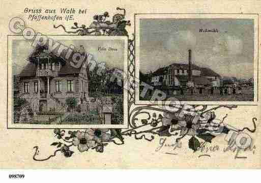 Ville de WALCK(LA), carte postale ancienne