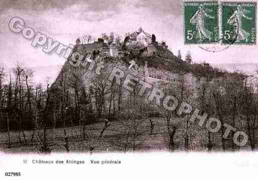 Ville de ALLINGES, carte postale ancienne