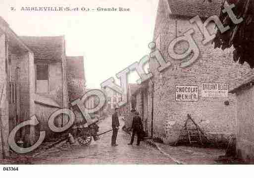 Ville de AMBLEVILLE, carte postale ancienne