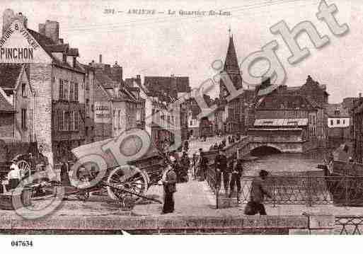 Ville de AMIENS, carte postale ancienne