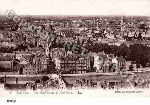 Ville de ANGERS, carte postale ancienne