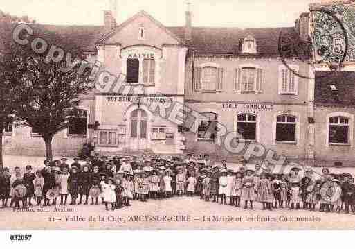 Ville de ARCYSURCURE, carte postale ancienne