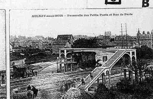 Ville de AULNAYSBOIS, carte postale ancienne