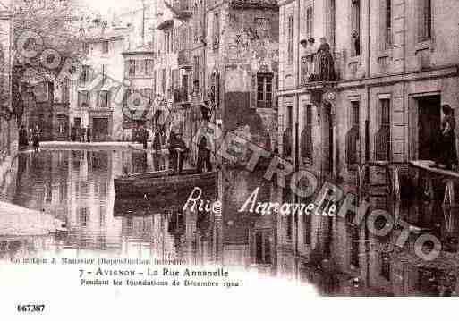 Ville de AVIGNON, carte postale ancienne