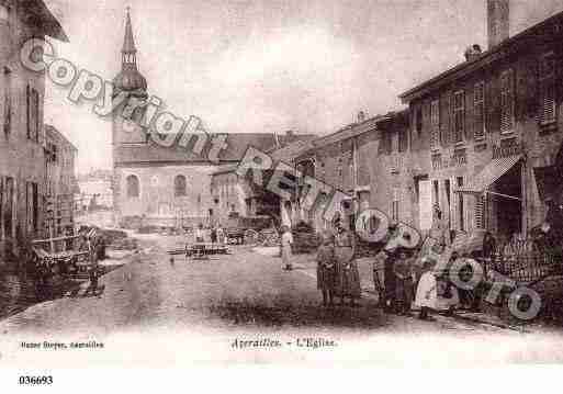 Ville de AZERAILLES, carte postale ancienne