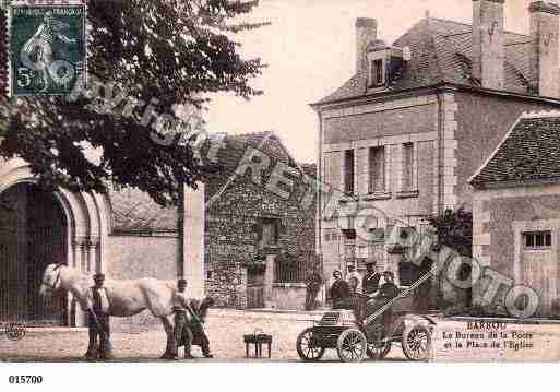 Ville de BARROU, carte postale ancienne