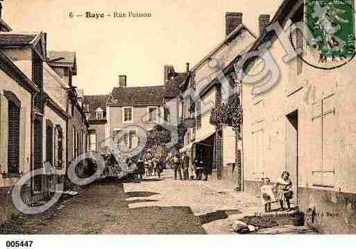 Ville de BAYE, carte postale ancienne