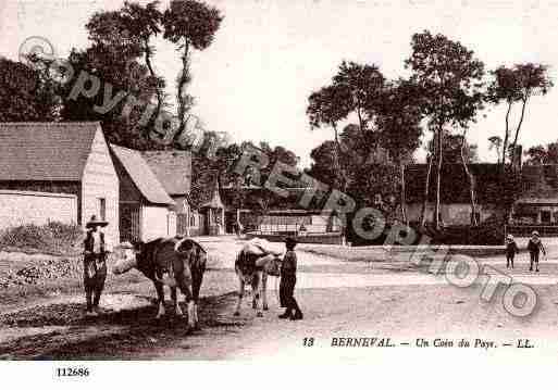 Ville de BERNEVALLEGRAND, carte postale ancienne