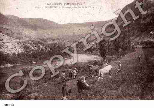 Ville de BOLOZON, carte postale ancienne