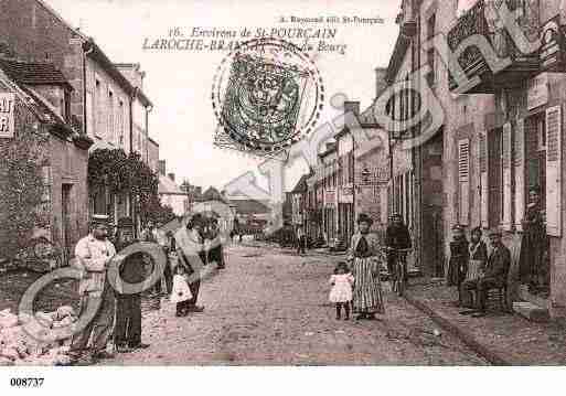 Ville de BRANSAT, carte postale ancienne