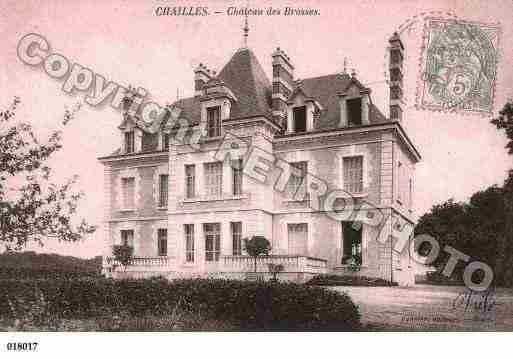 Ville de CHAILLES, carte postale ancienne