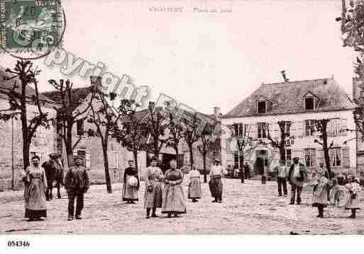 Ville de CHAMERY, carte postale ancienne