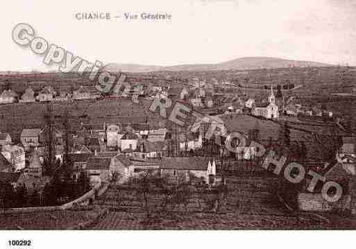 Ville de CHANGE, carte postale ancienne