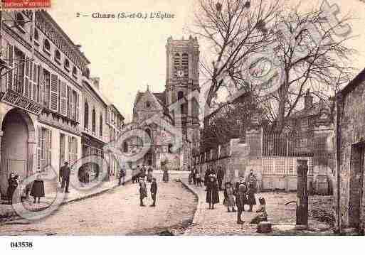 Ville de CHARS, carte postale ancienne