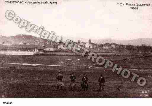 Ville de CHASPUZAC, carte postale ancienne