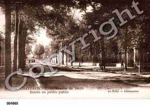 Ville de CHATEAUROUX, carte postale ancienne