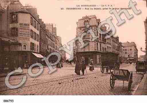 Ville de CHERBOURG, carte postale ancienne