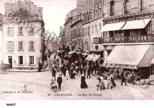 Ville de CHERBOURG, carte postale ancienne