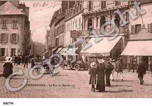 Ville de CHERBOURG, carte postale ancienne