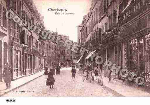 Ville de CHERBOURG, carte postale ancienne