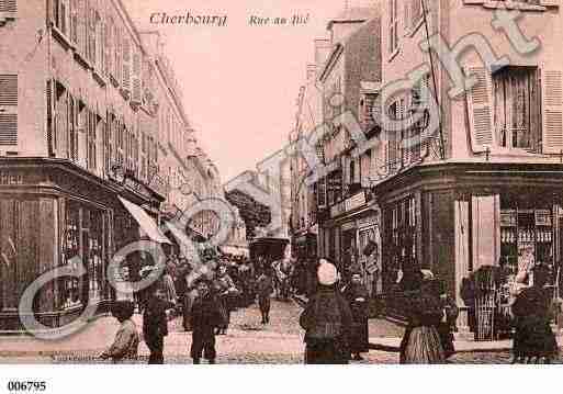 Ville de CHERBOURG, carte postale ancienne