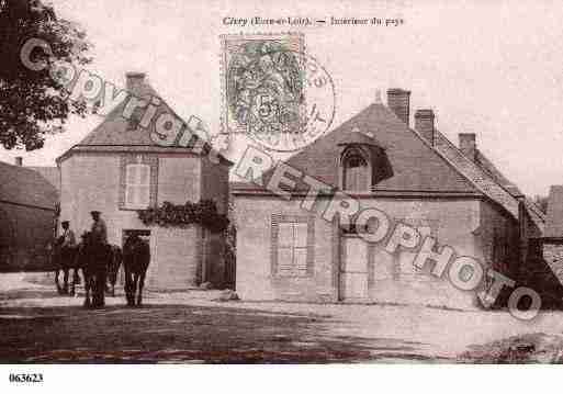 Ville de CIVRY, carte postale ancienne